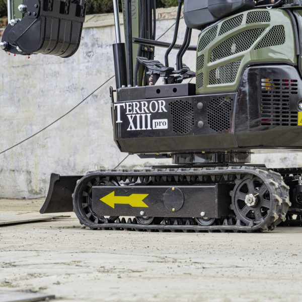 TYPHON TERROR XIII PRO STORM Mini Excavator – 1.3 Ton Trench Digger with Canopy, Hydraulic Thumb Clip, 22.1hp Honda Engine USA - Image 23