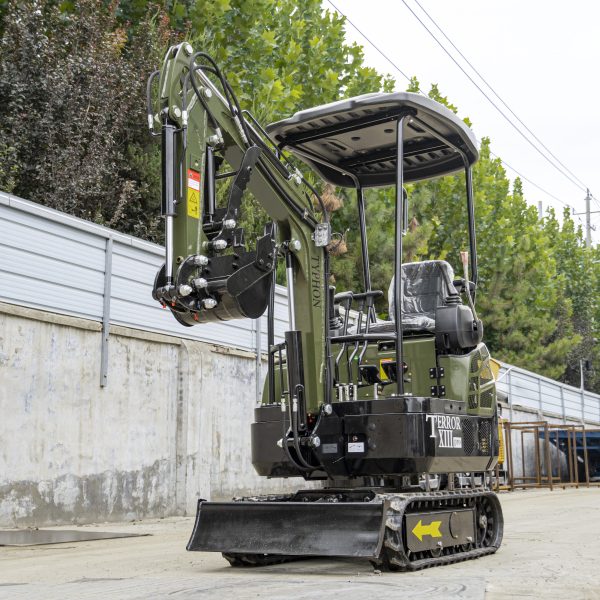 TYPHON TERROR XIII PRO STORM Mini Excavator – 1.3 Ton Trench Digger with Canopy, Hydraulic Thumb Clip, 22.1hp Honda Engine USA - Image 30