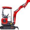 3800lbs TYRANT 17 Diesel Mini Excavator Kubota D902 Engine Side Swing w 12 attachments - Image 9