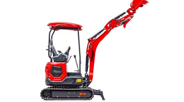 3800lbs TYRANT 17 Diesel Mini Excavator Kubota D902 Engine Side Swing w 12 attachments - Image 9
