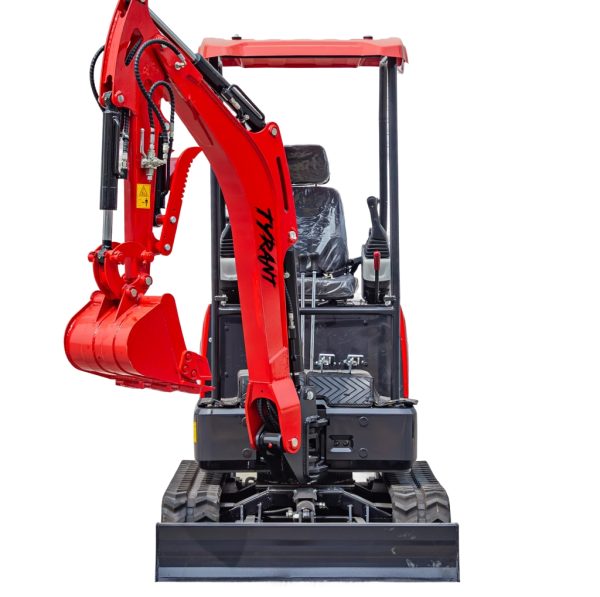 3800lbs TYRANT 17 Diesel Mini Excavator Kubota D902 Engine Side Swing w 12 attachments - Image 8