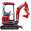 3800lbs TYRANT 17 Diesel Mini Excavator Kubota D902 Engine Side Swing w 12 attachments - Image 7