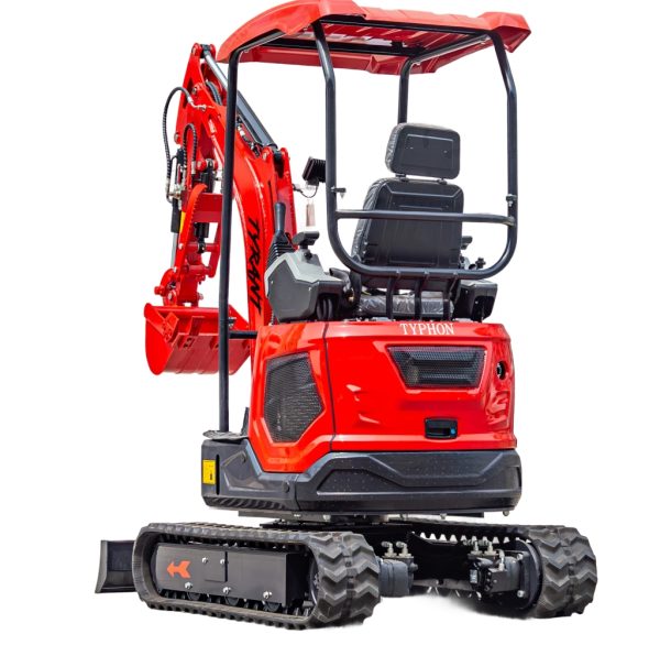 3800lbs TYRANT 17 Diesel Mini Excavator Kubota D902 Engine Side Swing w 12 attachments - Image 6
