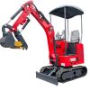 TYPHON TERROR ONE STORM 1 Ton Mini Excavator Trench Digger with hydraulic oil cooler Canopy & Wide Bucket - Image 19
