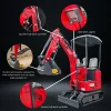 TYPHON TERROR ONE STORM 1 Ton Mini Excavator Trench Digger with hydraulic oil cooler Canopy & Wide Bucket - Image 6