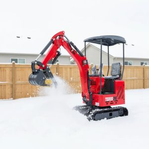 TYPHON TERROR ONE STORM 1 Ton Mini Excavator Trench Digger with hydraulic oil cooler Canopy