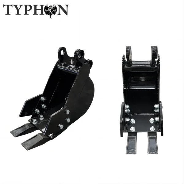 10-in-1 Mini Excavator Attachment Bundle Essential Tools Combo Kit for Worksites - Image 10