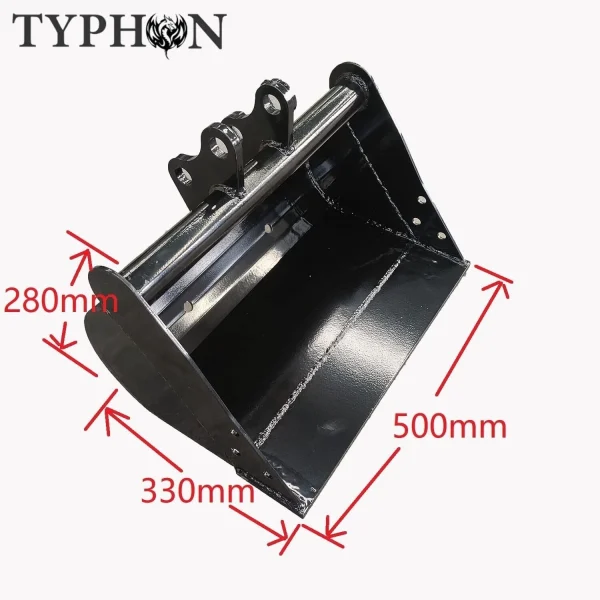 10-in-1 Mini Excavator Attachment Bundle Essential Tools Combo Kit for Worksites - Image 9