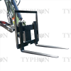 Pallet Fork Attachment for 2.5-3 ton Mini Excavator Adjustable Stabilizer Bar USA - Image 2