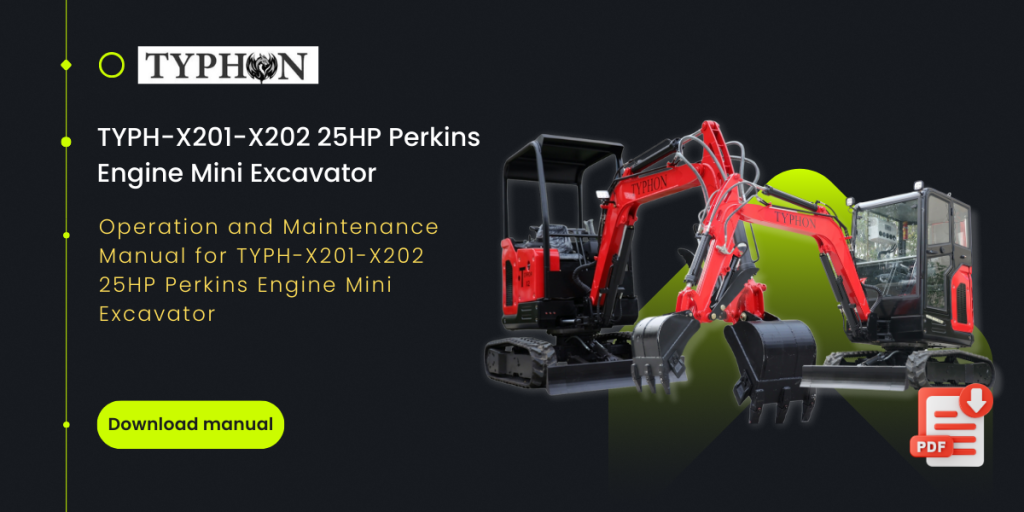 Top Compact & Mini Excavator Diggers- TYPHON Machinery
