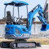 TYPHON TERROR XIX STORM Mini Excavator – 4000lbs Trench Digger with Boom Swing, Canopy, Retractable Tracks - Image 18