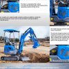 TYPHON TERROR XIX STORM Mini Excavator – 4000lbs Trench Digger with Boom Swing, Canopy, Retractable Tracks - Image 6