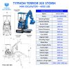 TYPHON TERROR XIX STORM Mini Excavator – 4000lbs Trench Digger with Boom Swing, Canopy, Retractable Tracks - Image 2