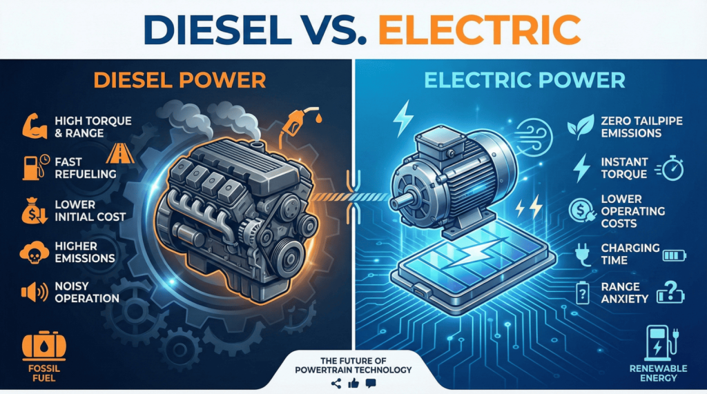 Diesel vs. Electric