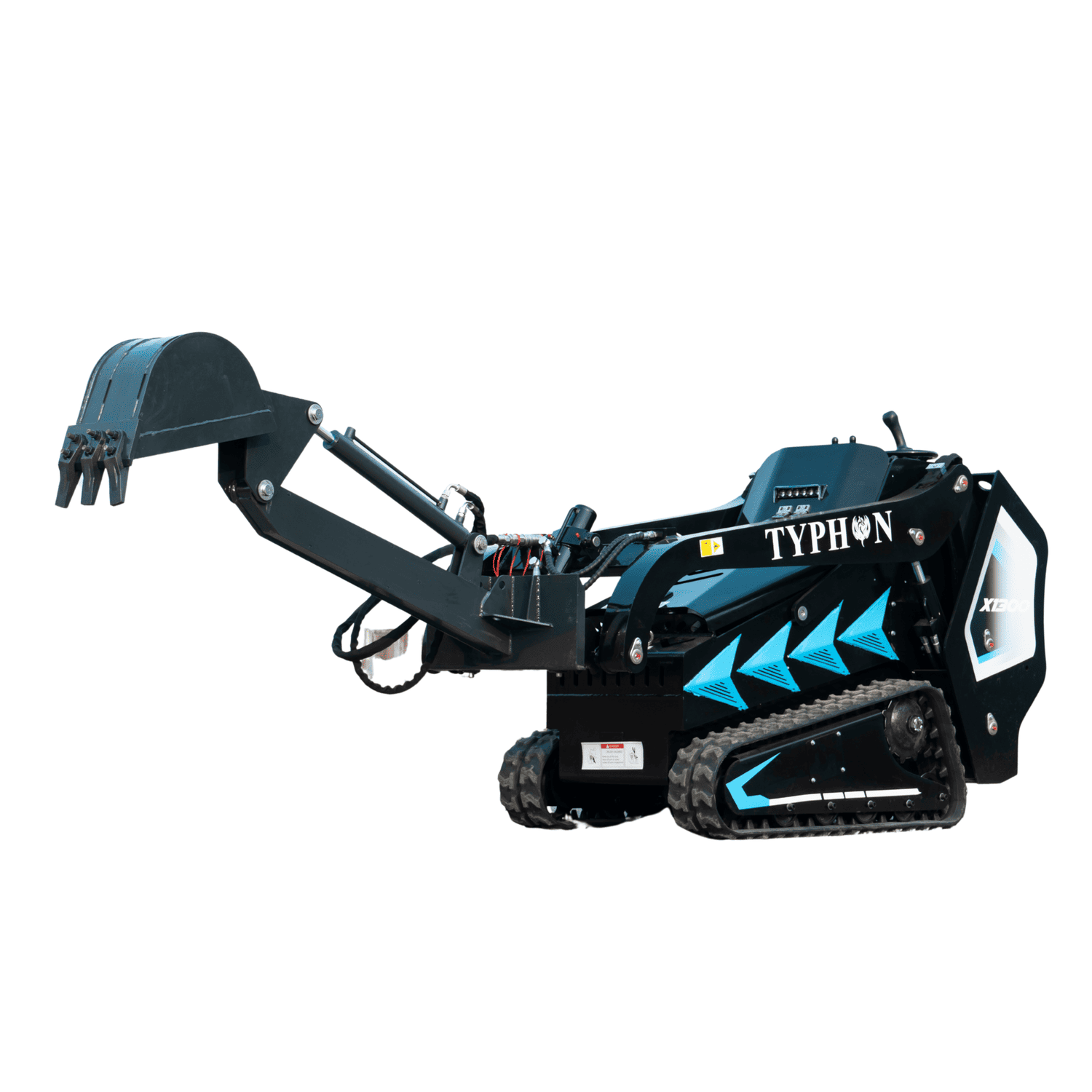 TYPHON Digger Attachment for Mini Skid Steer STOMP X1300 & STOMP 509