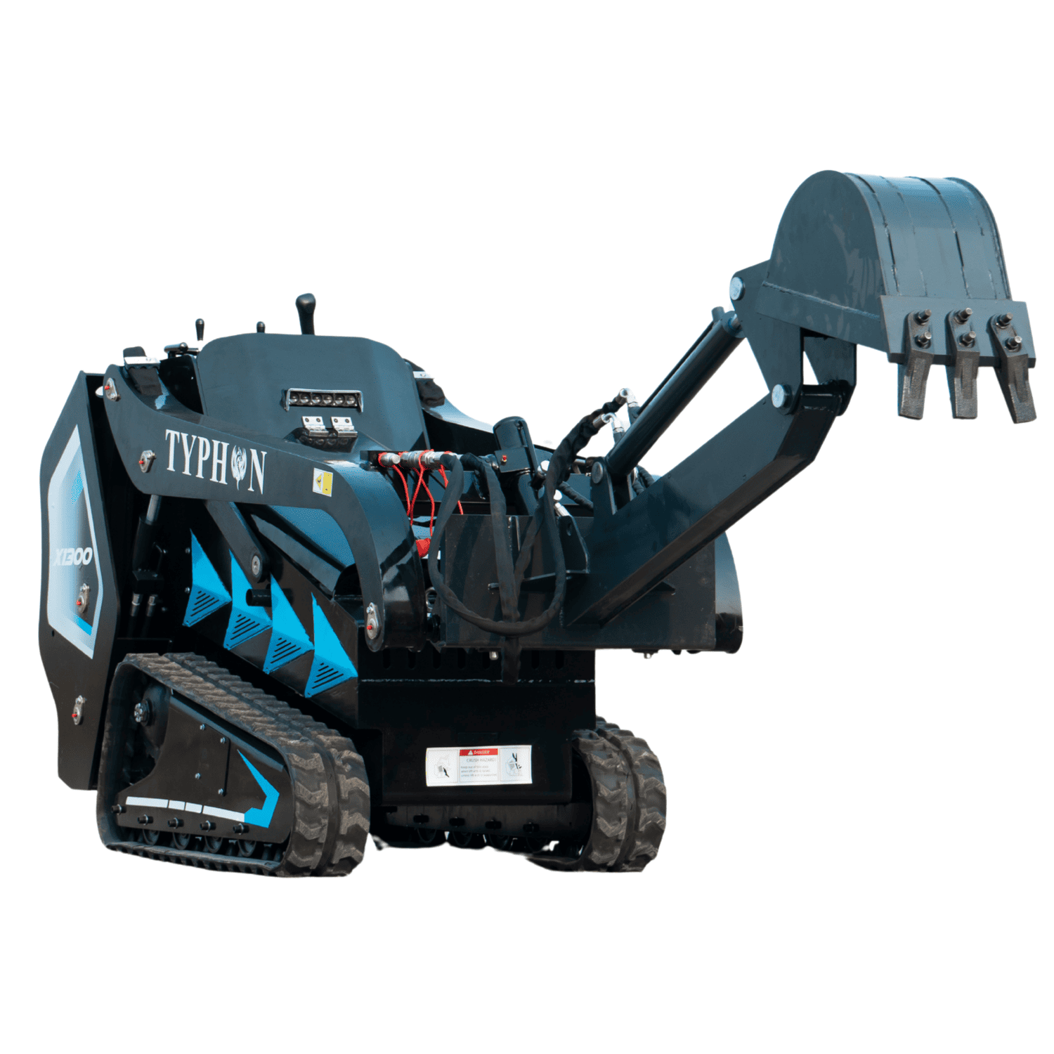 Top Compact & Mini Excavator Diggers- TYPHON Machinery Digger Attachment for TYPHON STOMP