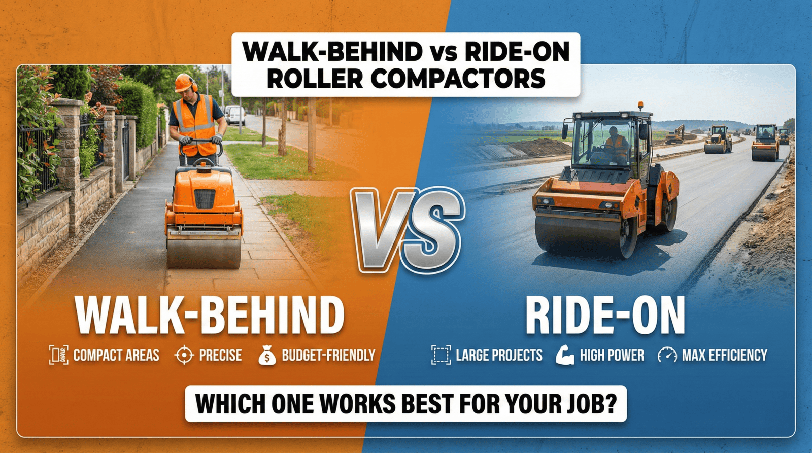 Ride-On Roller Compactors