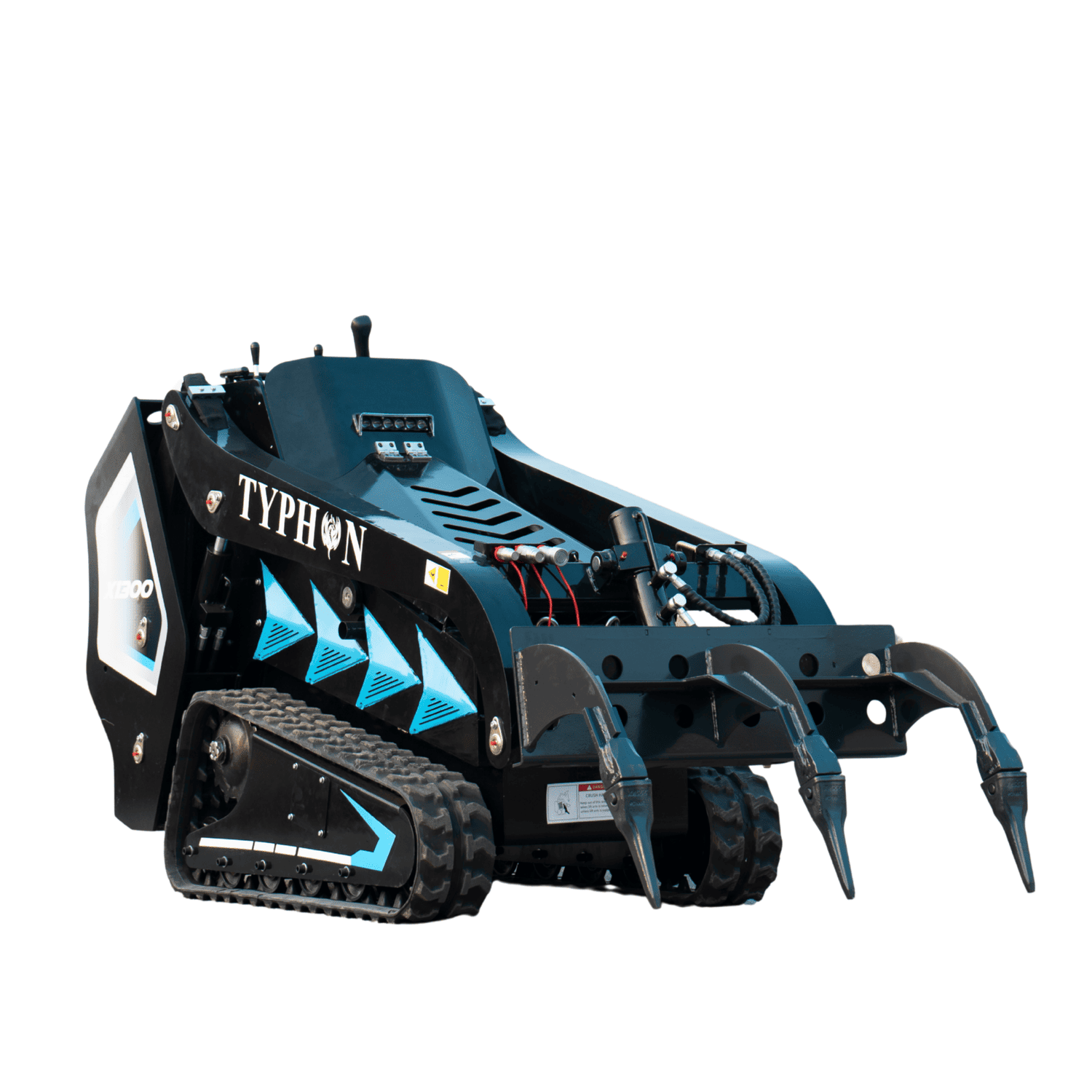 NEW TYPHON STOMP X1300 & STOMP 509 Mini Skid Steer Ripper Attachment 3 Tooth