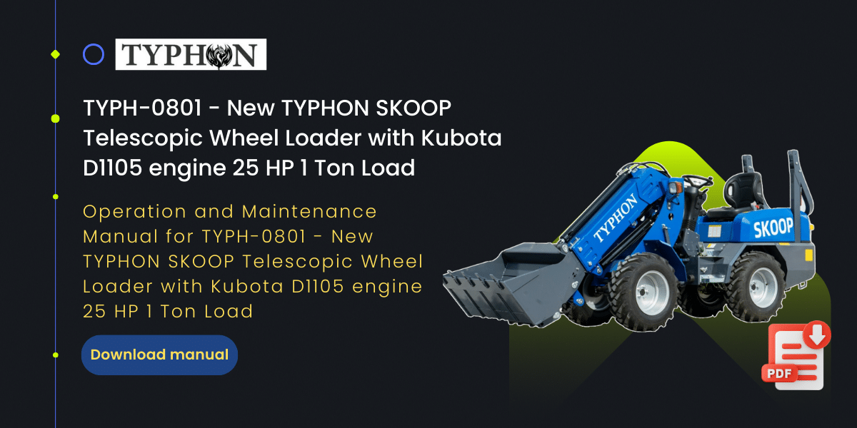 Top Compact & Mini Excavator Diggers- TYPHON Machinery