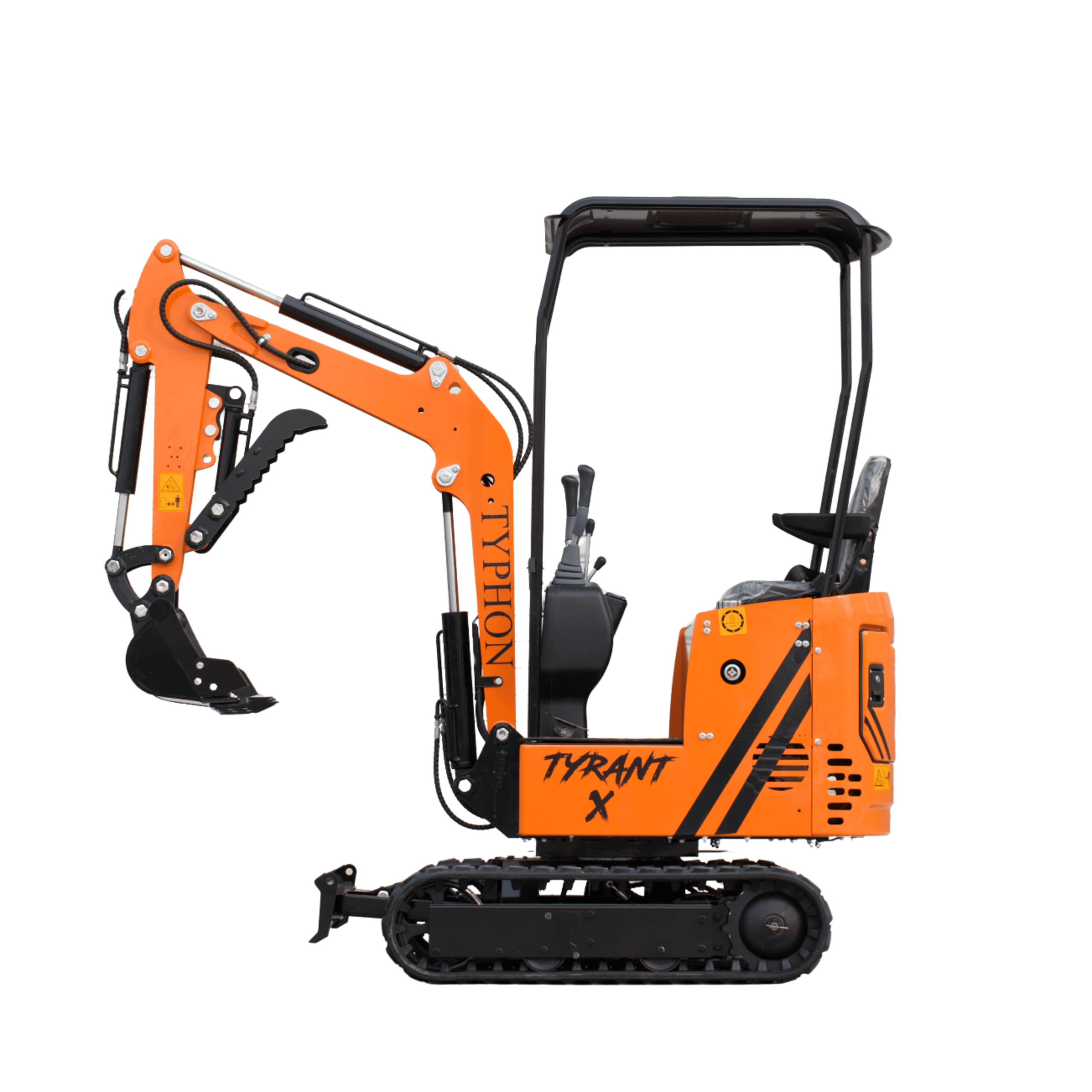 Top Compact & Mini Excavator Diggers- TYPHON Machinery Typhon Tyrant X 1 Ton Mini Excavator