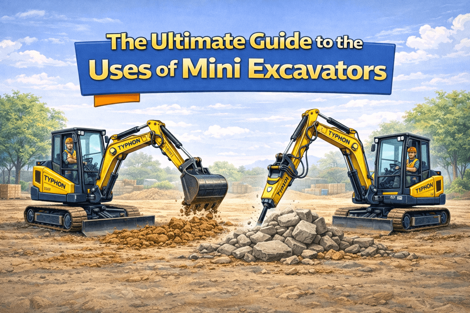 Uses of Mini Excavators