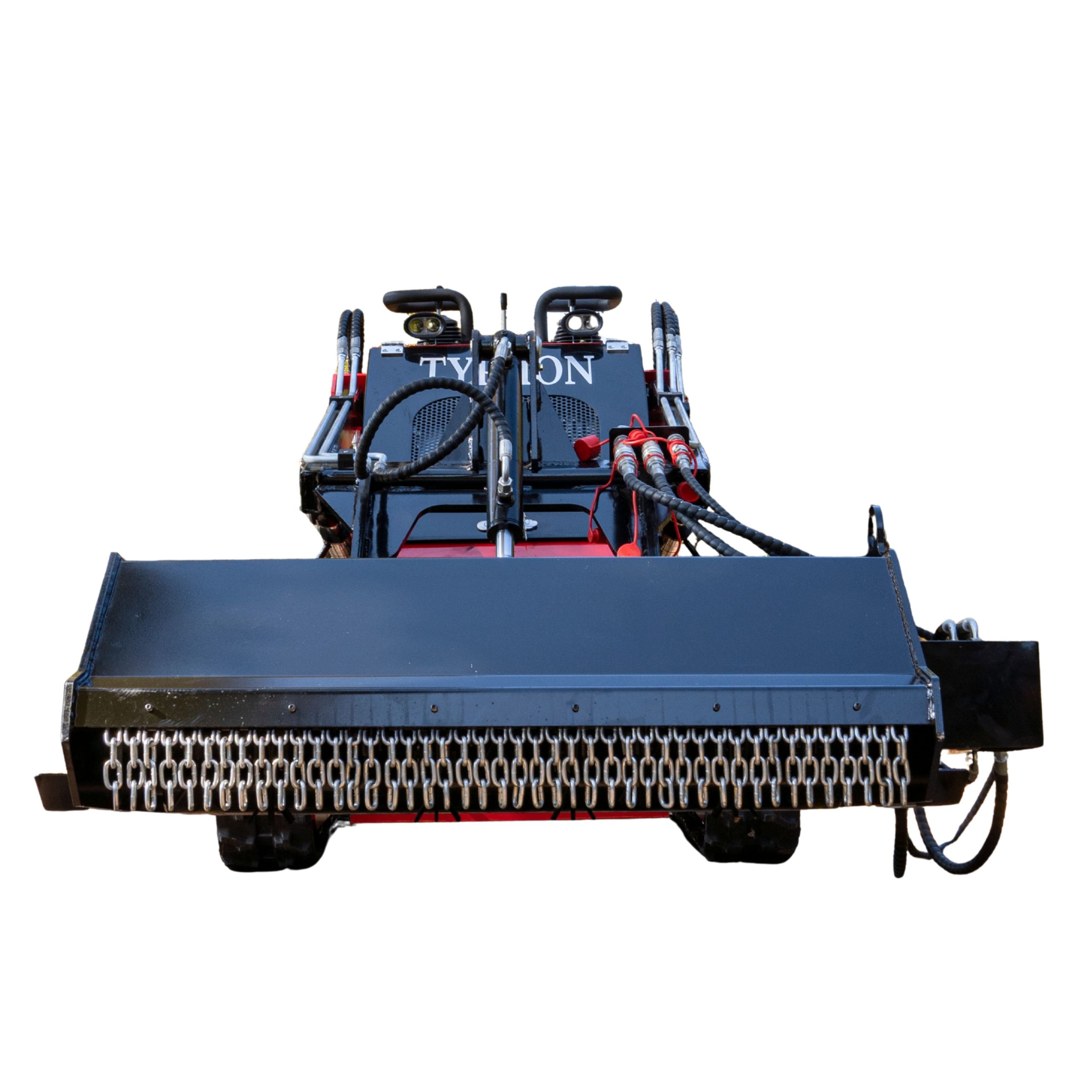 Top Compact & Mini Excavator Diggers- TYPHON Machinery 1450mm Heavy Duty Flail Mower Attachment 19 Teeth for TYPHON Mini Skid Steer - Image 3