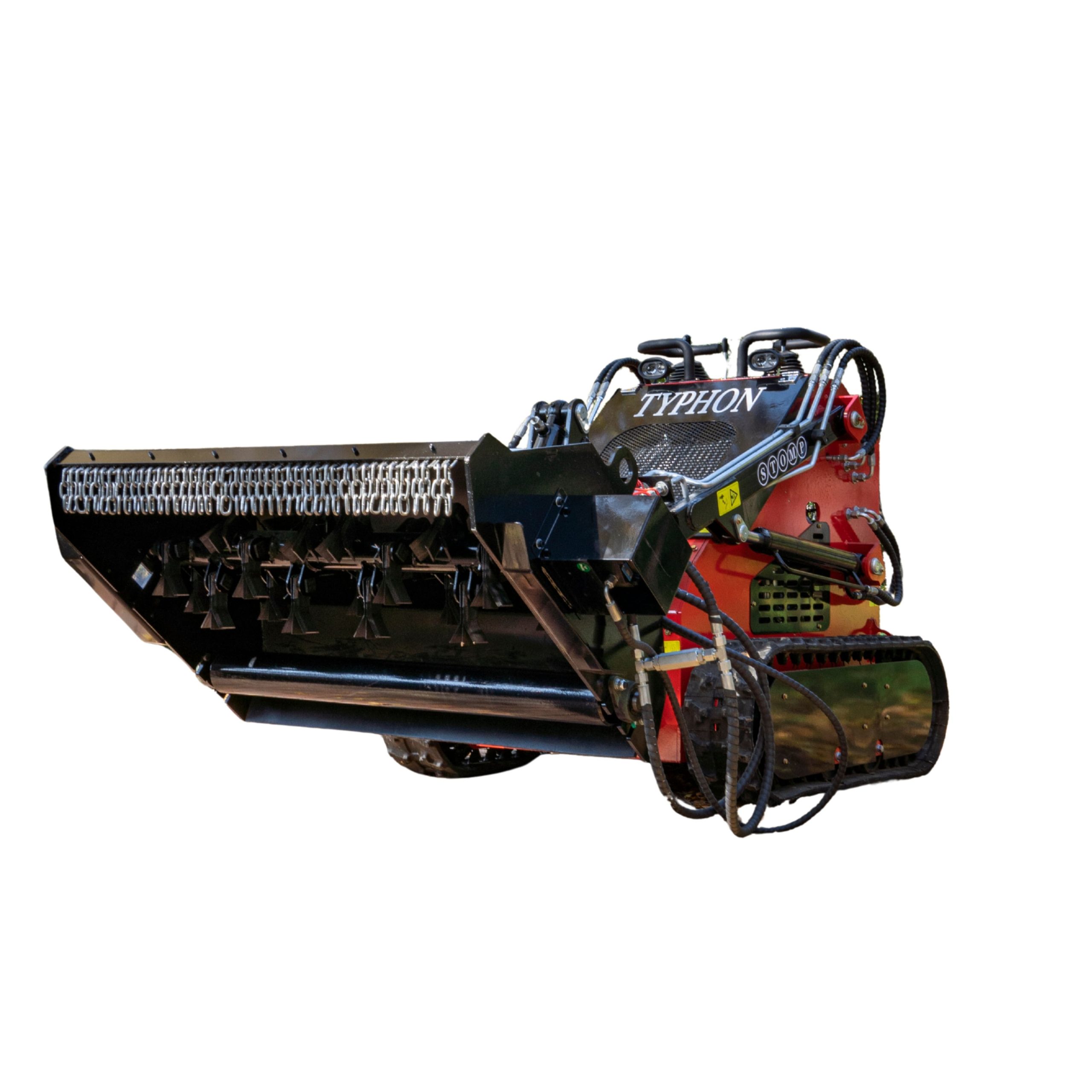 Top Compact & Mini Excavator Diggers- TYPHON Machinery 1450mm Heavy Duty Flail Mower Attachment 19 Teeth for TYPHON Mini Skid Steer - Image 13