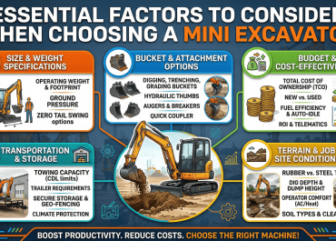 Consider When Choosing a Mini Excavator