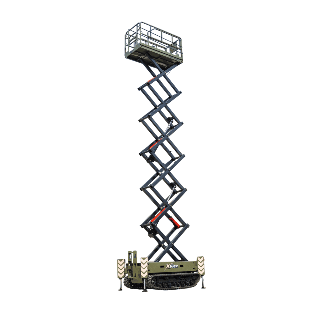 TYPHON xFlex 4068ET Electric Rubber Track Scissor Lift