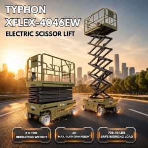 TYPHON xFlex 4046EW Electric Wheel Scissor Lift