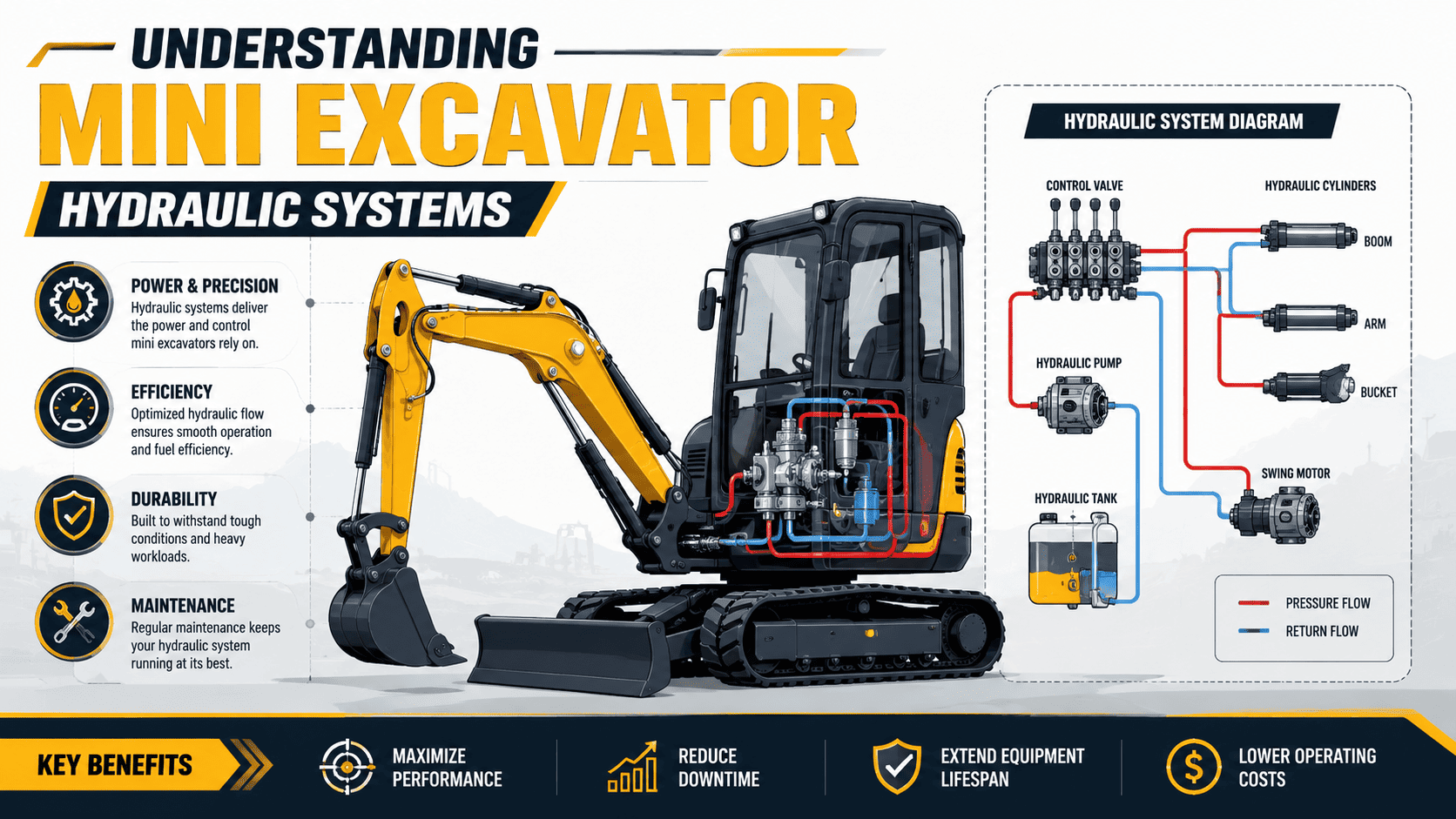 Top Compact & Mini Excavator Diggers- TYPHON Machinery Hydraulic Fluid Viscosity Grades