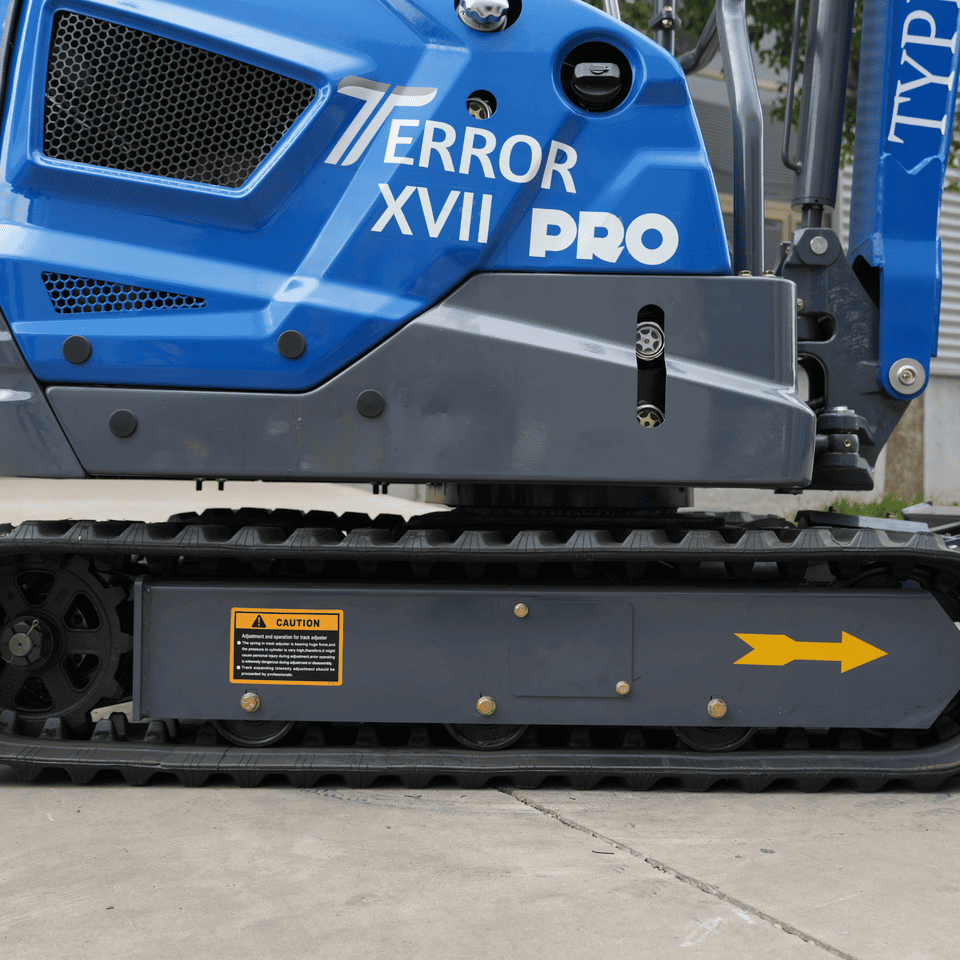 Top Compact & Mini Excavator Diggers- TYPHON Machinery New TYPHON TERROR XVII PRO 3800 lb Mini Excavator – Kubota Diesel, Premium Hydraulics, 14kN Dig Force, Boom Swing - Image 30