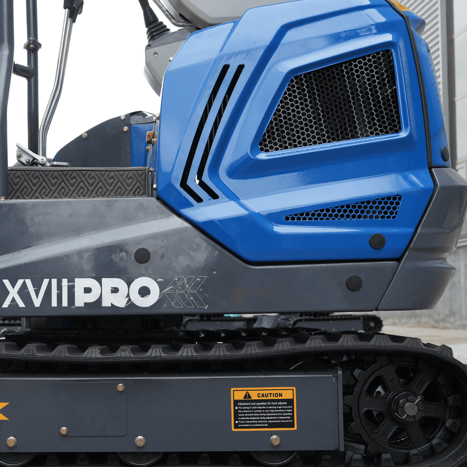 Top Compact & Mini Excavator Diggers- TYPHON Machinery New TYPHON TERROR XVII PRO 3800 lb Mini Excavator – Kubota Diesel, Premium Hydraulics, 14kN Dig Force, Boom Swing - Image 9