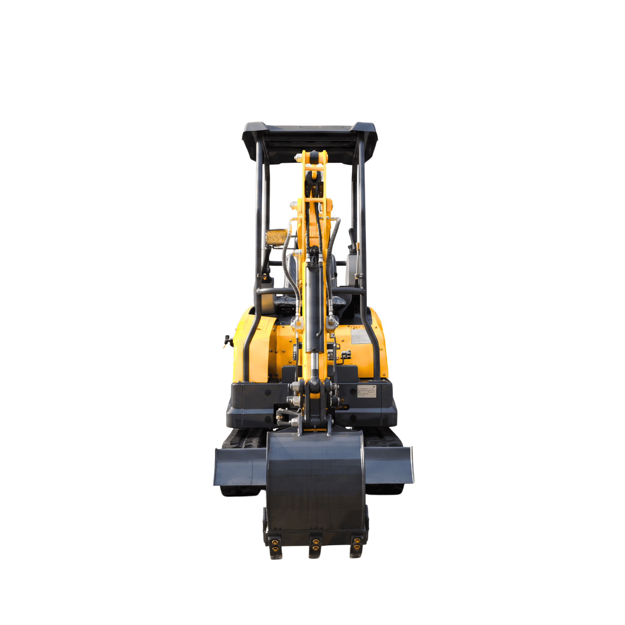 Top Compact & Mini Excavator Diggers- TYPHON Machinery TYPHON TERROR XVII PRO 3800 lb Mini Excavator, Kubota D902 Diesel, Hydraulic Thumb, Pilot Controls, 14kN Dig Force - Image 13