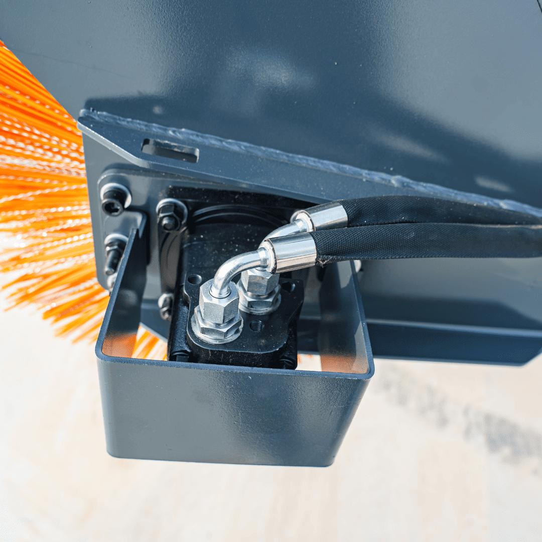 Top Compact & Mini Excavator Diggers- TYPHON Machinery Angle Snow Sweeper Attachment Compatible with X1300 & STOMP 509 - Image 2
