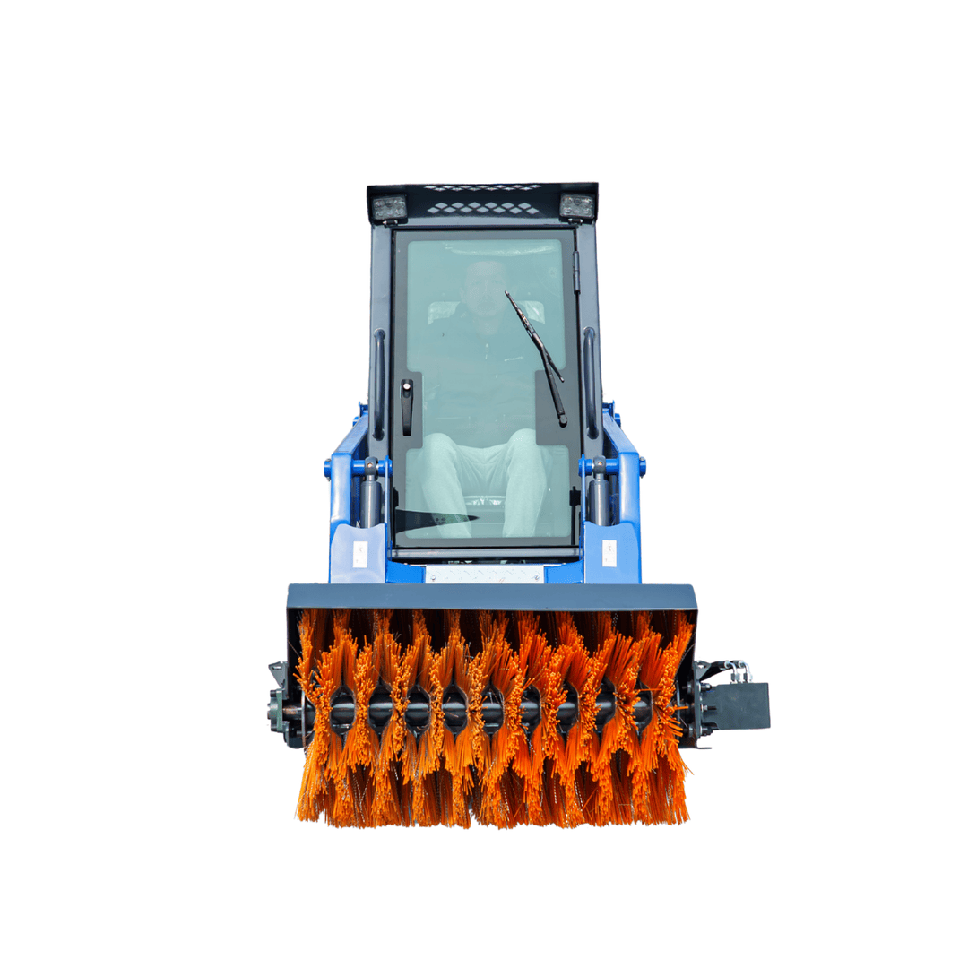 Top Compact & Mini Excavator Diggers- TYPHON Machinery Angle Snow Sweeper Attachment Compatible with X1300 & STOMP 509 - Image 13