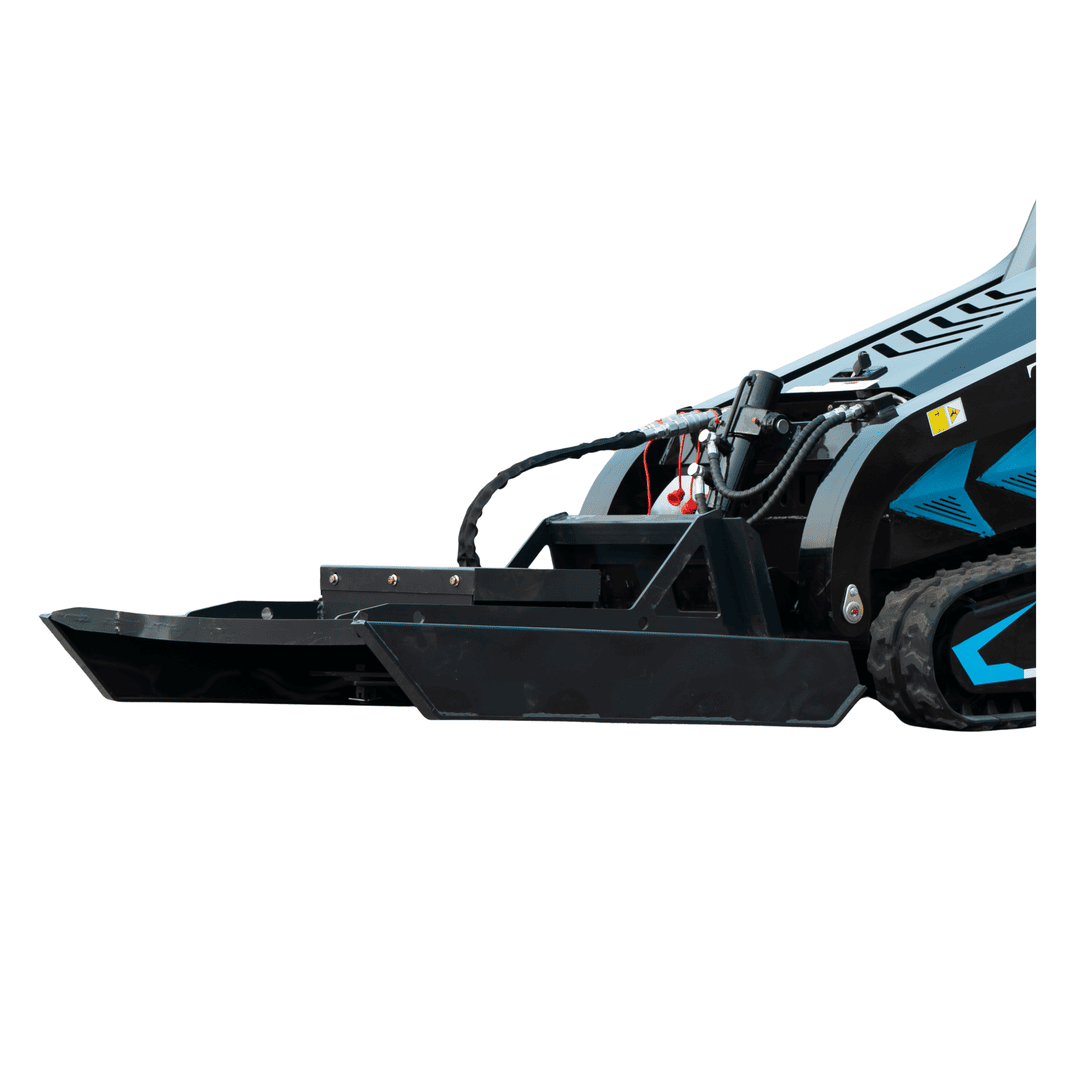 Top Compact & Mini Excavator Diggers- TYPHON Machinery Heavy Duty 3 Blade Hydraulic Brush Mower Attachment for TYPHON STOMP X1300 & STOMP 509 Mini Skid Steers - Image 2