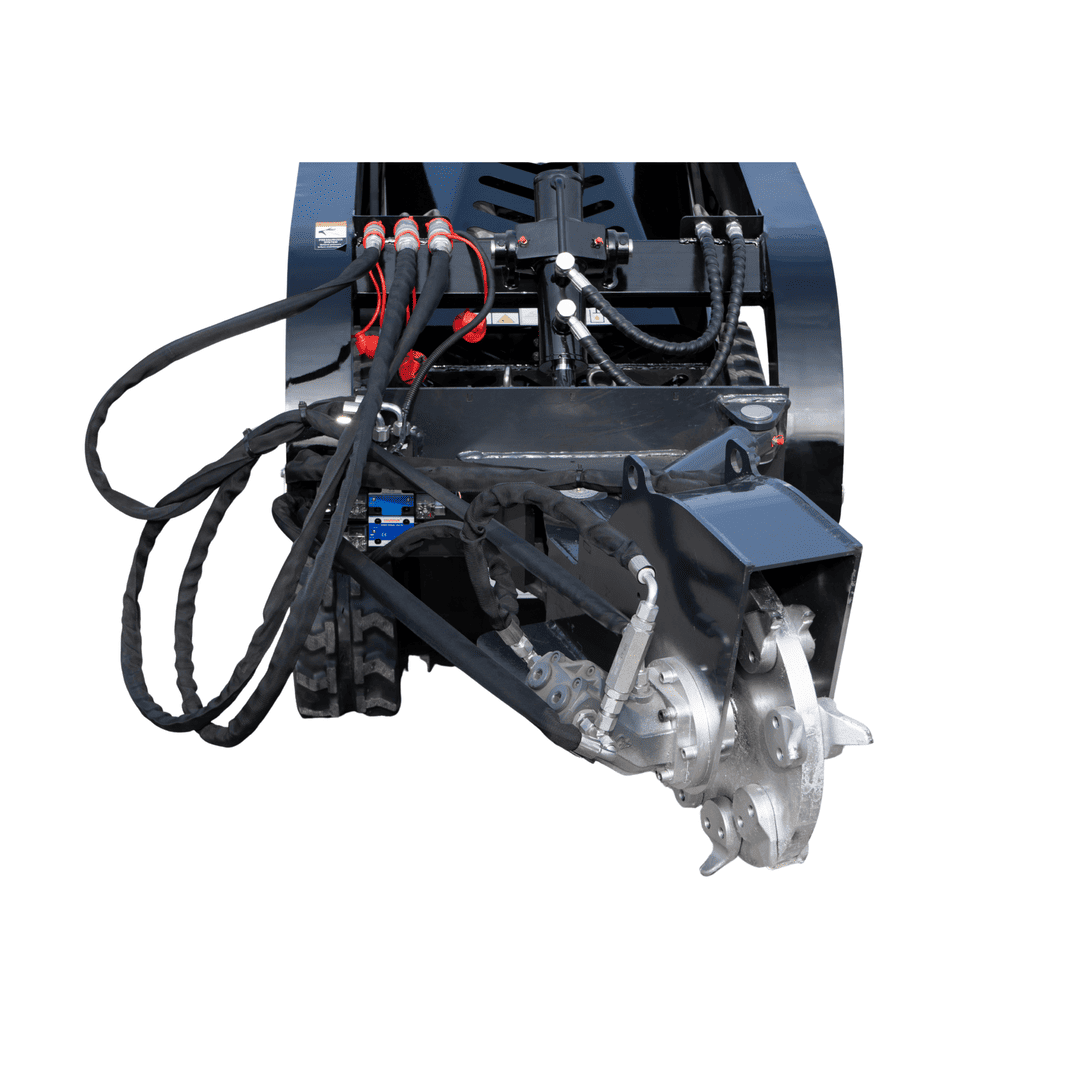 Top Compact & Mini Excavator Diggers- TYPHON Machinery Hydraulic Swing Stump Grinder Attachment for TYPHON STOMP X1300 & STOMP 509 Mini Skid Steers - Image 10