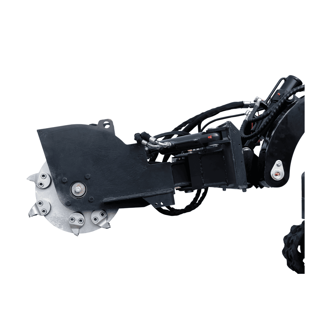 Top Compact & Mini Excavator Diggers- TYPHON Machinery Hydraulic Swing Stump Grinder Attachment for TYPHON STOMP X1300 & STOMP 509 Mini Skid Steers - Image 16