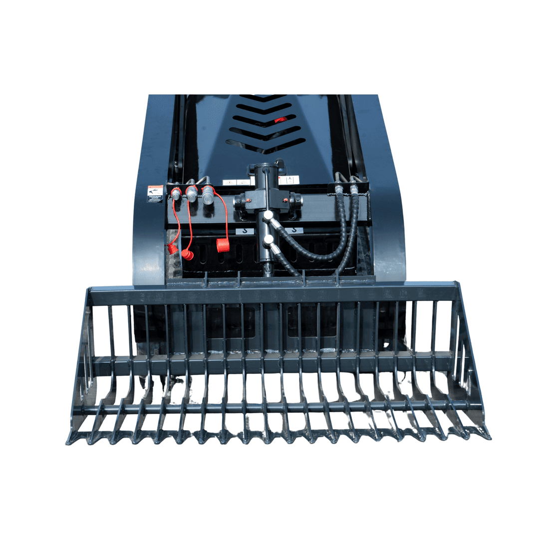 Top Compact & Mini Excavator Diggers- TYPHON Machinery Landscaping Skeleton Rock Bucket for TYPHON STOMP X1300 & STOMP 509 Mini Skid Steers - Image 5
