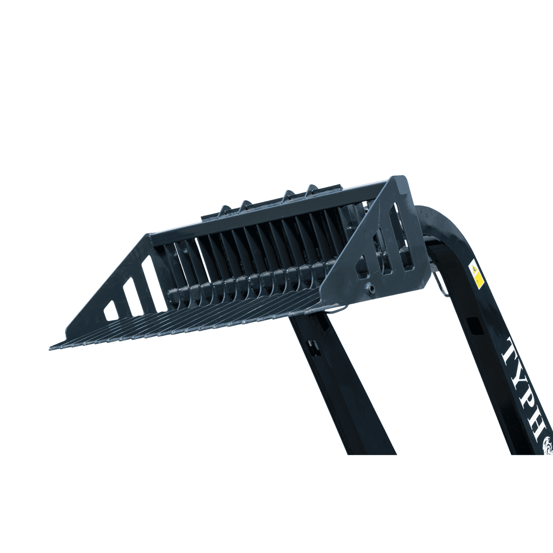 Top Compact & Mini Excavator Diggers- TYPHON Machinery Landscaping Skeleton Rock Bucket for TYPHON STOMP X1300 & STOMP 509 Mini Skid Steers - Image 14