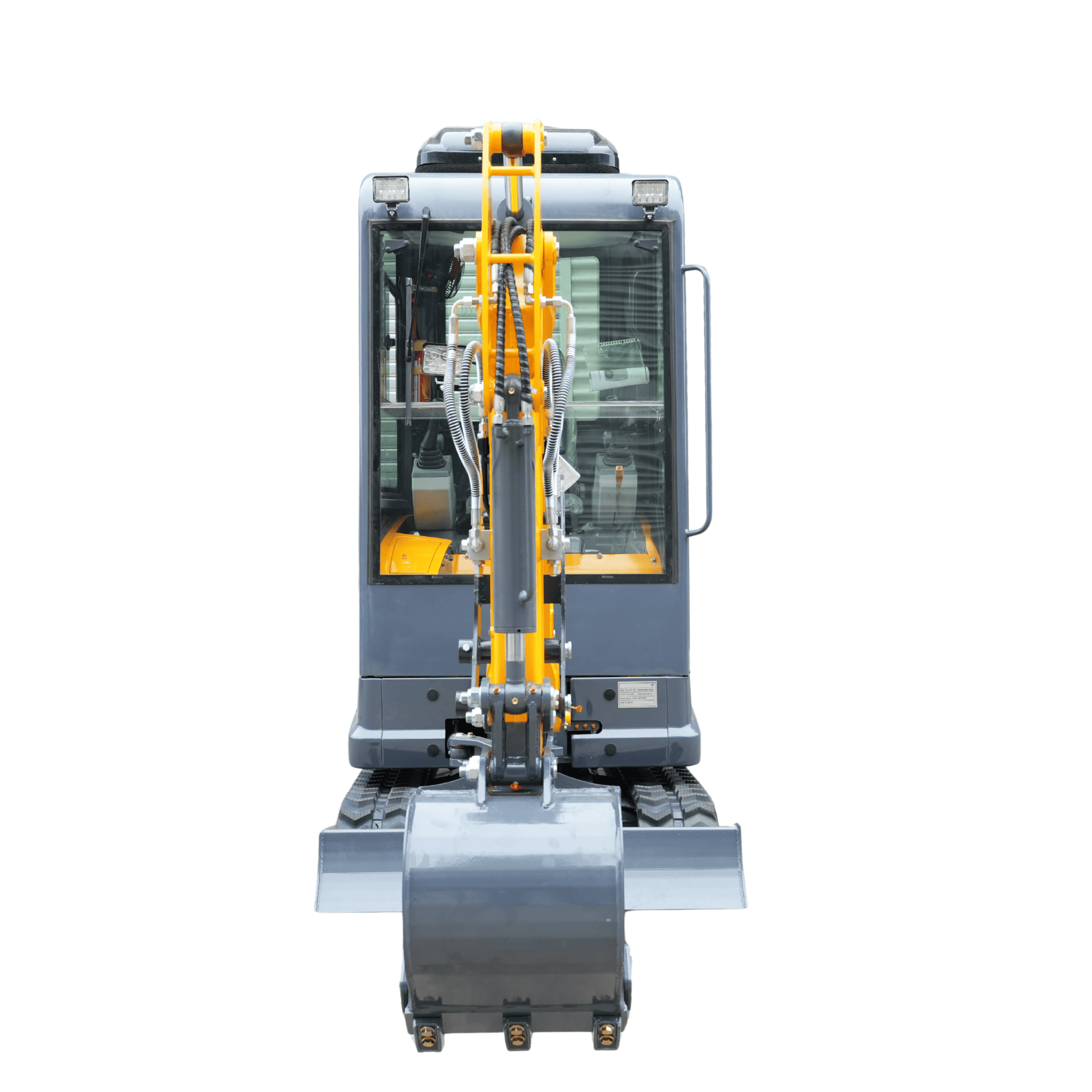 Top Compact & Mini Excavator Diggers- TYPHON Machinery TYPHON TERROR XVII PRO Prestige Edition Mini Excavator 4000LB Kubota D902 Diesel, Enclosed Cab with AC/Heat, Hydraulic Thumb - Image 11