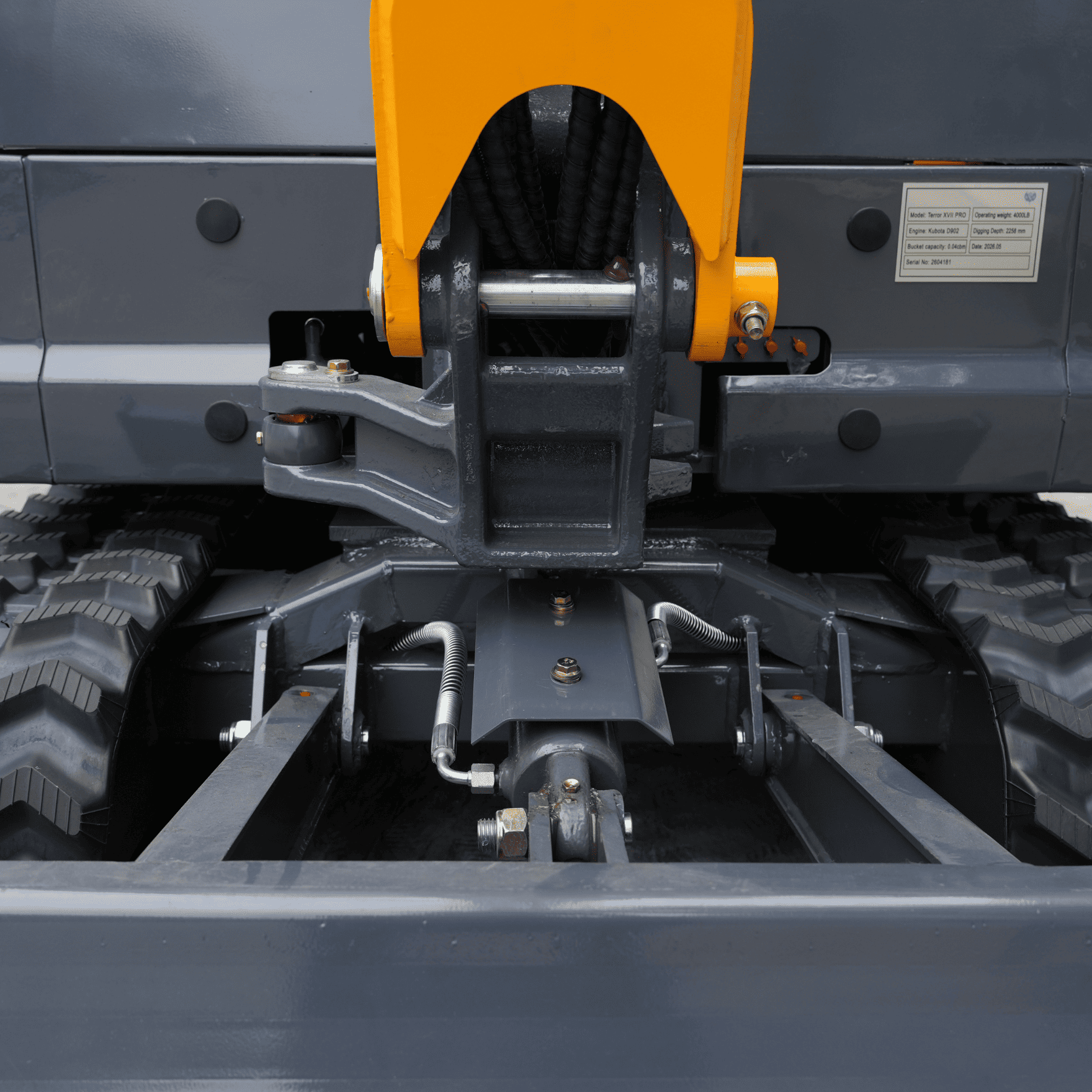 Top Compact & Mini Excavator Diggers- TYPHON Machinery TYPHON TERROR XVII PRO Prestige Edition Mini Excavator 4000LB Kubota D902 Diesel, Enclosed Cab with AC/Heat, Hydraulic Thumb - Image 20