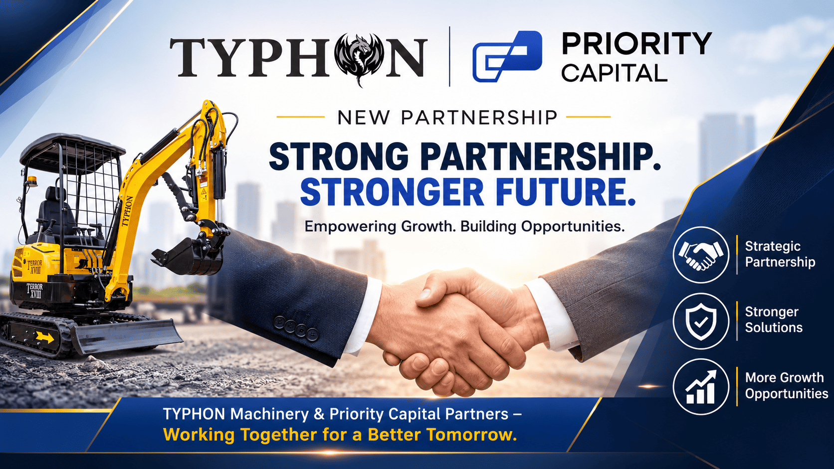 Top Compact & Mini Excavator Diggers- TYPHON Machinery TYPHON Machinery