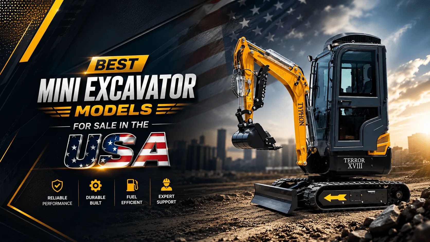 Best Mini Excavator Models for Sale in the USA