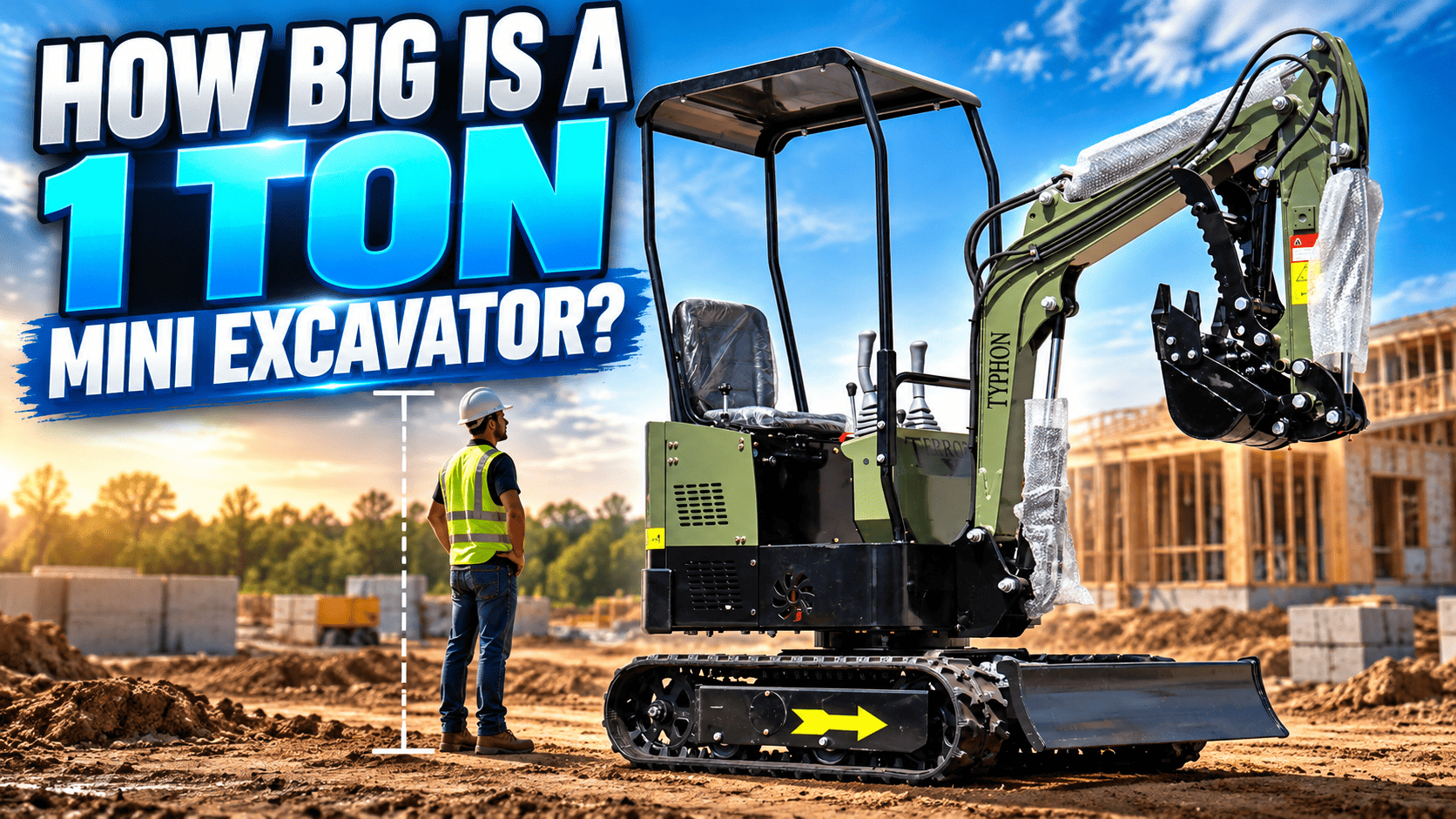 1 Ton Mini Excavator