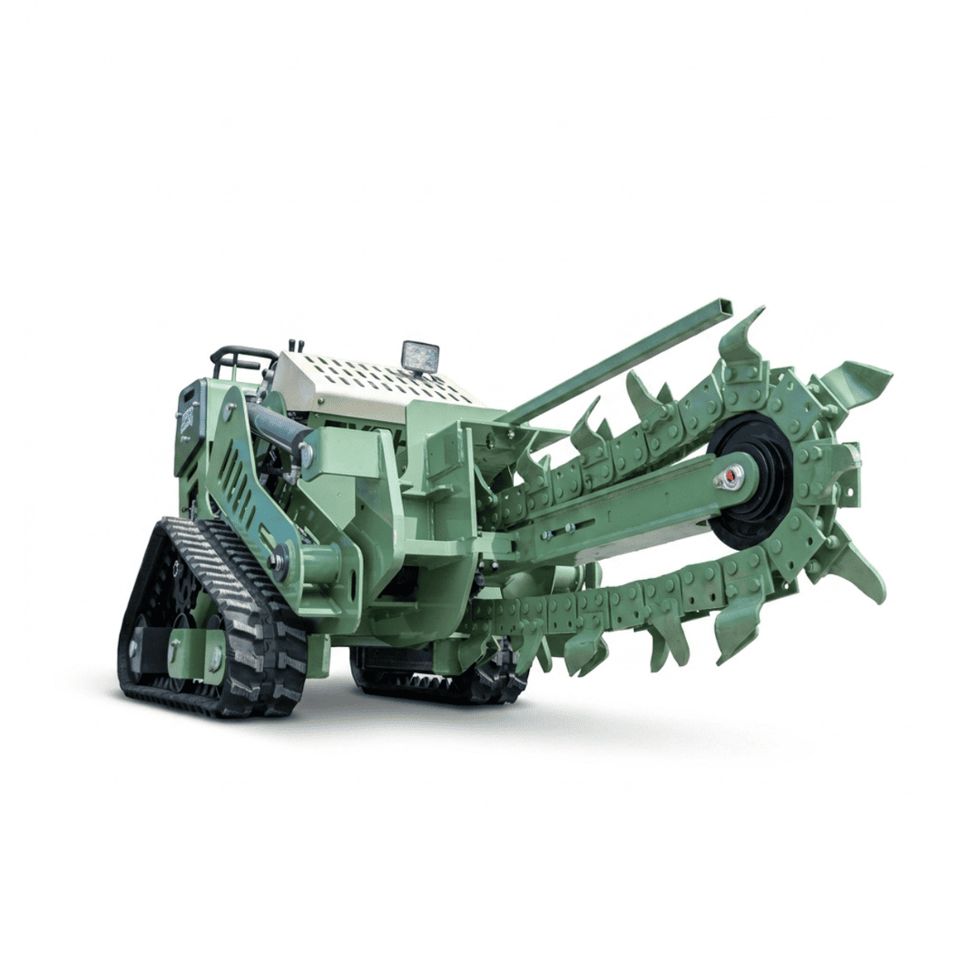 Top Compact & Mini Excavator Diggers- TYPHON Machinery TYPHON GroundRipper GRX1 Compact Track Trencher Konstructz Series w/ Honda GX690 22.1HP Engine - Image 13