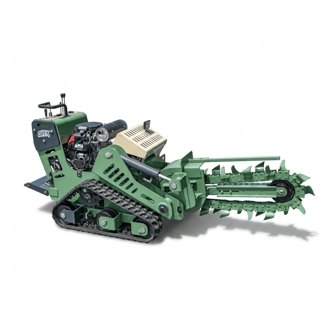 Top Compact & Mini Excavator Diggers- TYPHON Machinery TYPHON GroundRipper GRX1 Compact Track Trencher Konstructz Series w/ Honda GX690 22.1HP Engine - Image 16