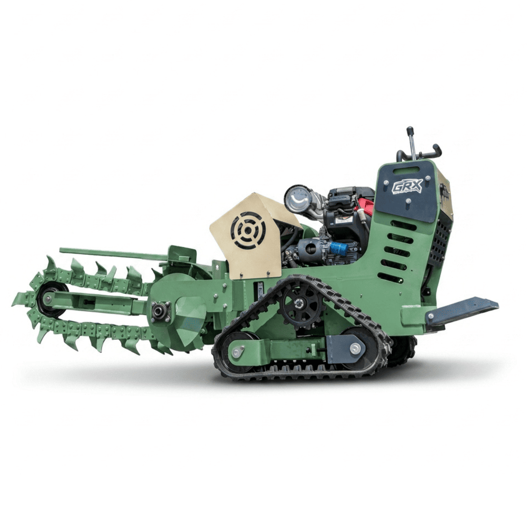 Top Compact & Mini Excavator Diggers- TYPHON Machinery TYPHON GroundRipper GRX1 Compact Track Trencher Konstructz Series w/ Honda GX690 22.1HP Engine - Image 21