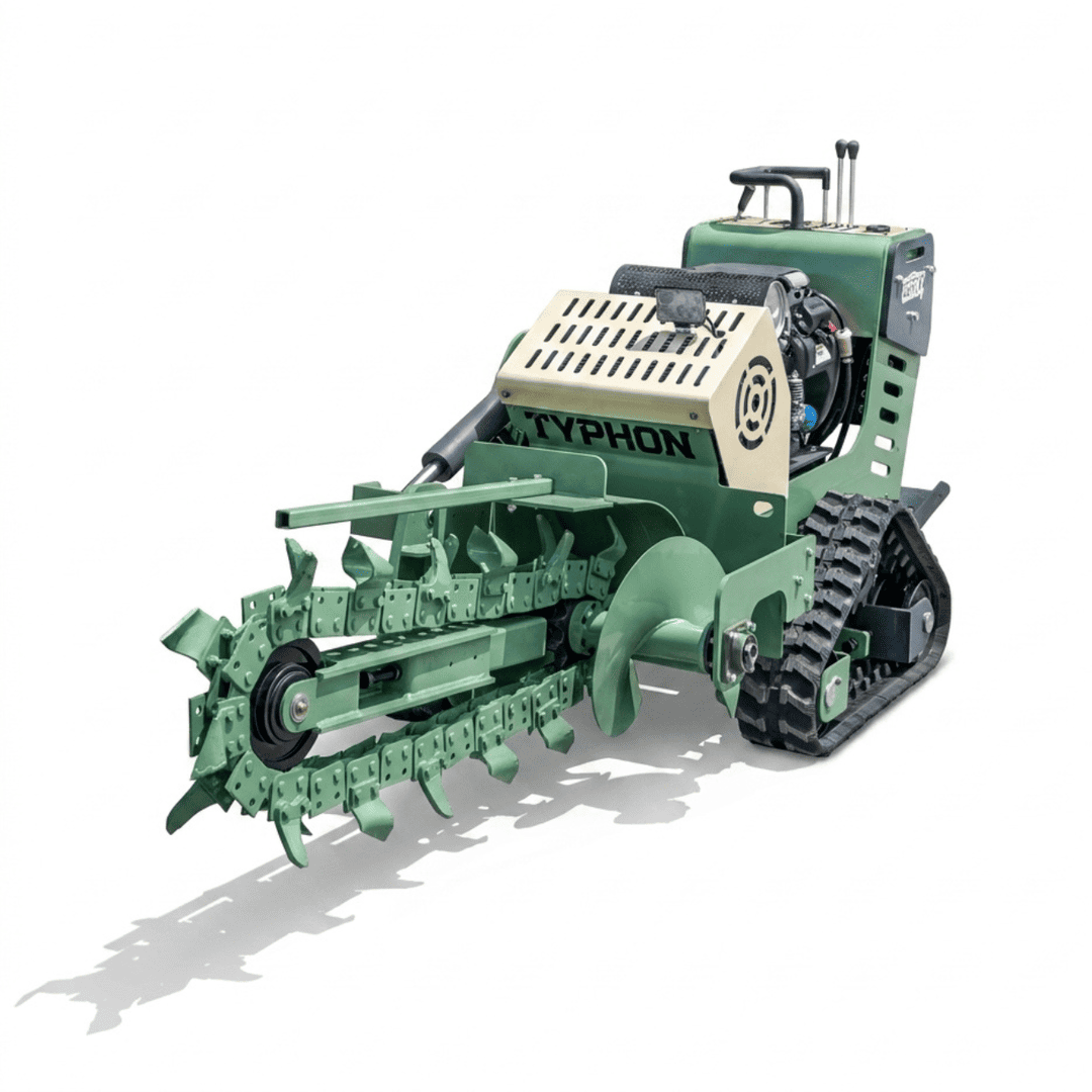 Top Compact & Mini Excavator Diggers- TYPHON Machinery TYPHON GroundRipper GRX1 Compact Track Trencher Konstructz Series w/ Honda GX690 22.1HP Engine - Image 29